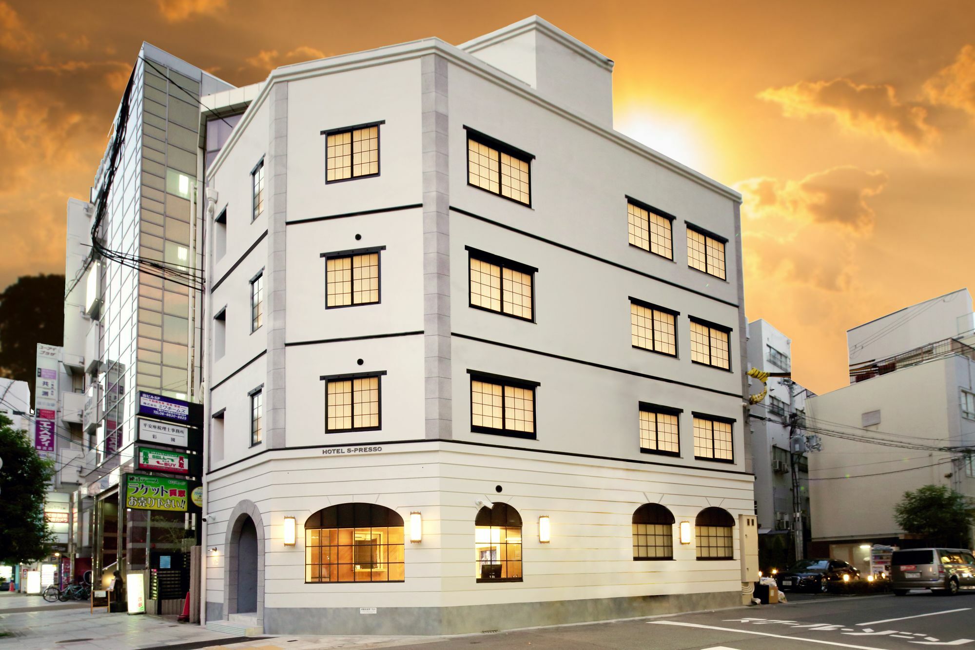 Hotel S-Presso Namba Osaka Bagian luar foto